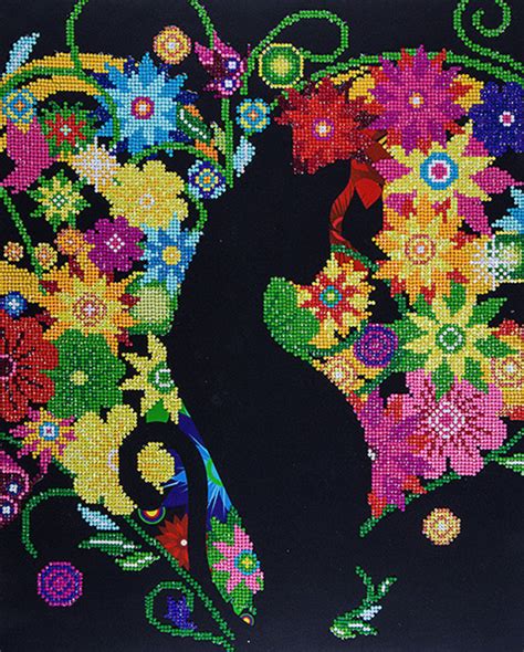 Diamond diamonds flowers flowersandplants flowersnature flowersplants rose roses rosesrose sparkely sparkley sparkly flowersflower rosesflowers sparklyshiny jennabunnies diamonddot diamonddotpainting diamond_dot. Black Cat Floral Kit -Leisure Arts Diamond Art Powered by ...