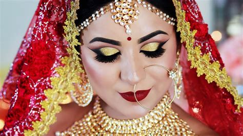Indian Bridal Makeup Look Upon Request Wavy Haircut