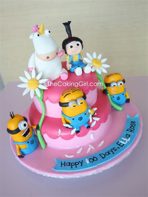 Thecakinggirl Cute Despicable Me Cake