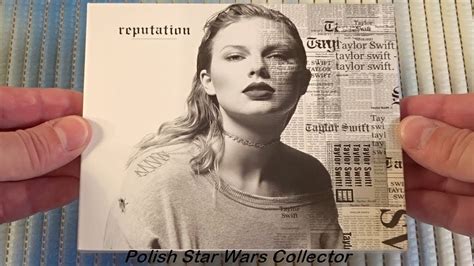 Taylor Swift Reputation Cd Album Double Sided Poster 78 Unboxing