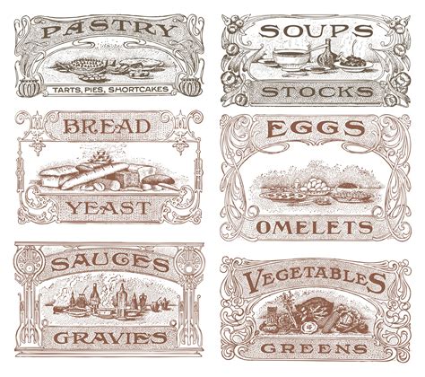 4 Best Images Of Vintage Tin Can Labels Printable Tin Can Labels