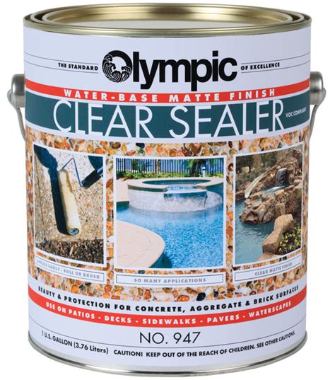 947 Matte Clear Sealer Olympic Pool Paint