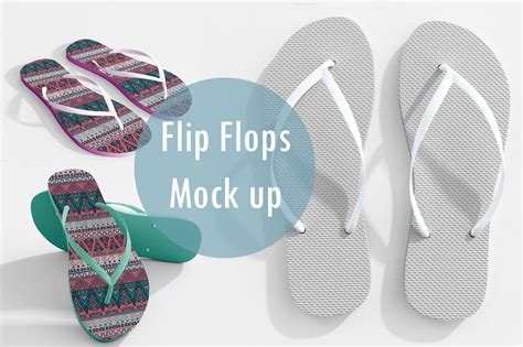 Download Realistic Flip Flops Mock up ~ Product Mockups ~ Creative ...