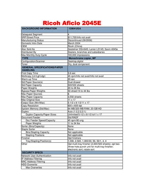 This driver enables users to use various printing devices. تحميل تعريف Ricoh Aficio 2045E - تحميل تعريف الطباعة ...