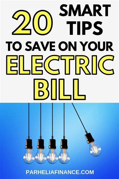 How To Save On Your Electric Bill Starting Today Energy Saving Tips