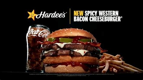 Hardees Spicy Western Bacon Cheeseburger Tv Commercial Western With