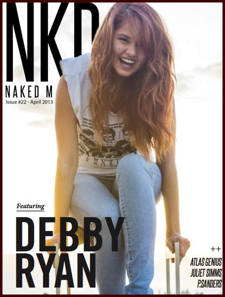Shine On Media Debby Ryan Nkd Magazine Cover Girl