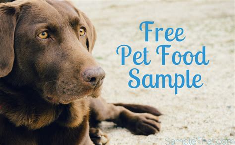 Finden sie dog food auf gigagünstig, die website, um preise zu vergleichen! Free Pet Food Sample - SampleThat