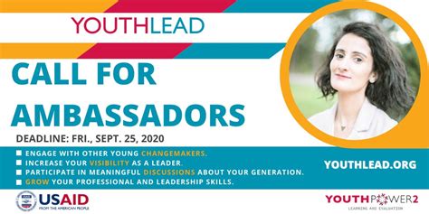 Youthlead Ambassador Program 2020 For Young Changemakers Opportunity Desk