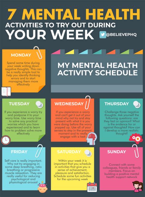 7 mental health activities to try out during the week believeperform the uk s leading sports