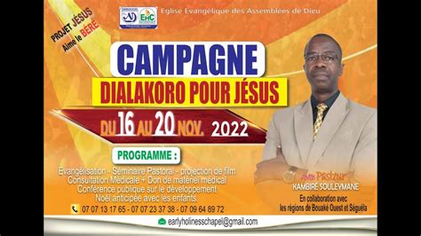 Campagne d Évangélisation 2022 JÉSUS Aime le BÉRÉ YouTube