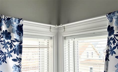 How To Hang Curtains On Corner Windows Up Blog Kwik
