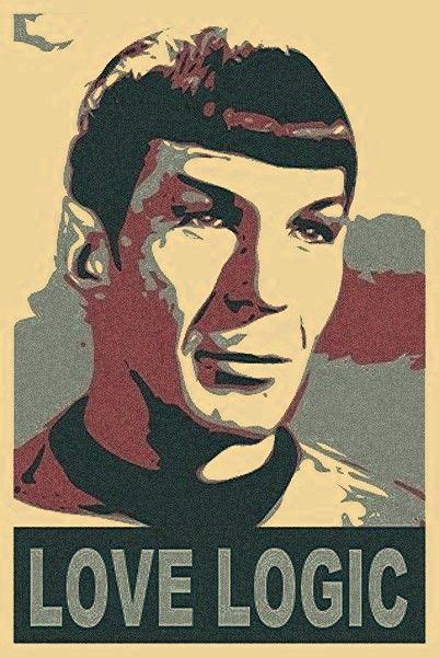 Spock Logic By Neonglo On Deviantart Love And Logic Spock Star Trek Tos