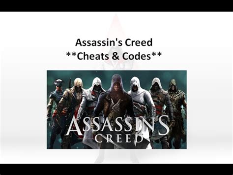 Top Best Assassin S Creed Cheats And Codes Best Assassins Creed