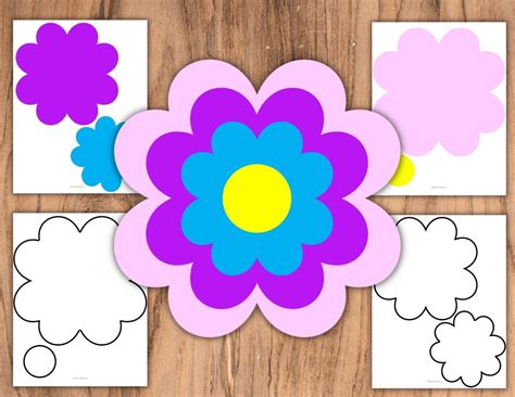 Fun Flower Paper Craft Instructions For Kids-Mollers Makes It