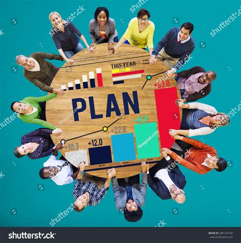 Business Plan Planning Mission Success Concept Stock Photo 285154160