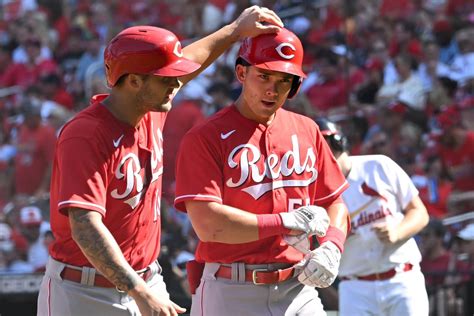cincinnati reds spring training position battles outfield red reporter
