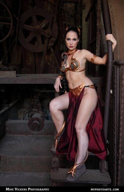 Kristina Leigh As Princess Leia ~ Star Wars Cosplay Nerd