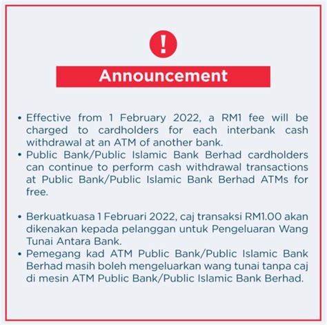 Take Note Msian Banks Will Resume Charging Rm1 Fee On Interbank Atm
