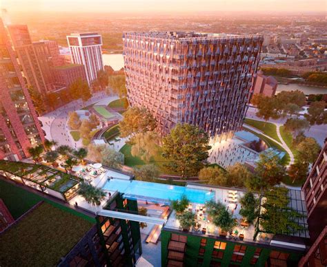 Embassy Gardens In London Worlds First Sky Pool At 115 Ft