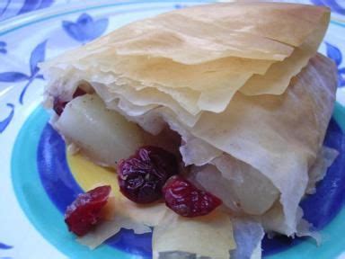 Honeyed phyllo stacks with pistachios, spiced fruit & yogurt. Learn to Use Phyllo Dough in Low Fat Baking and Cooking ...
