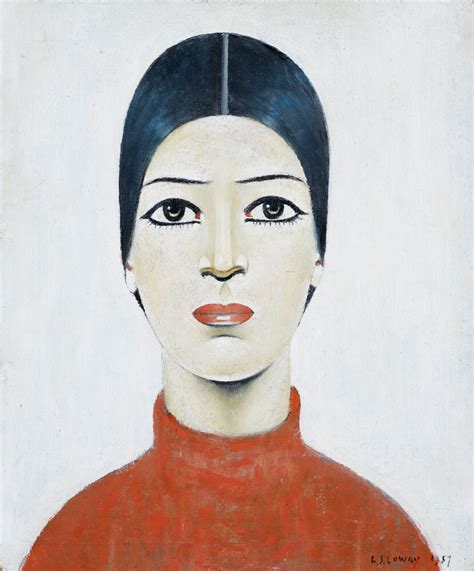 Portrait Of Ann 1957 Art Print By Ls Lowry King And Mcgaw