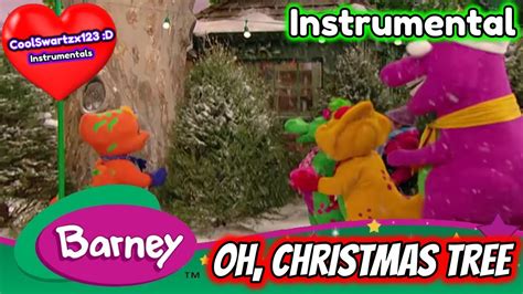 Barney Oh Christmas Tree Instrumental Youtube