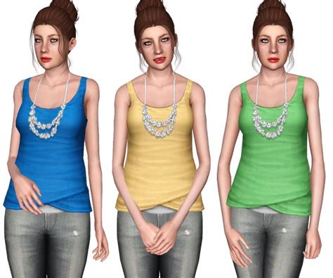 Sims 4 Low Cut Tank Top