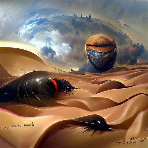 Arrakis Dune Desert Planet By Wojciech Siudmak Ai Generated Artwork