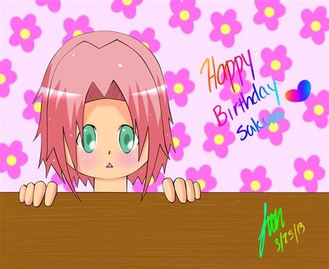 Happy Birthday Sakura 328 By Sakuraxls2 On Deviantart