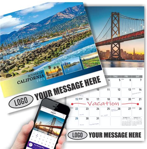 2023 Promotional Calendar California Scenic Low As 65¢