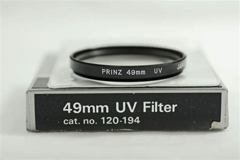 Prinz 49mm Uv Haze Camera Lens Filter New Old Stock Ebay