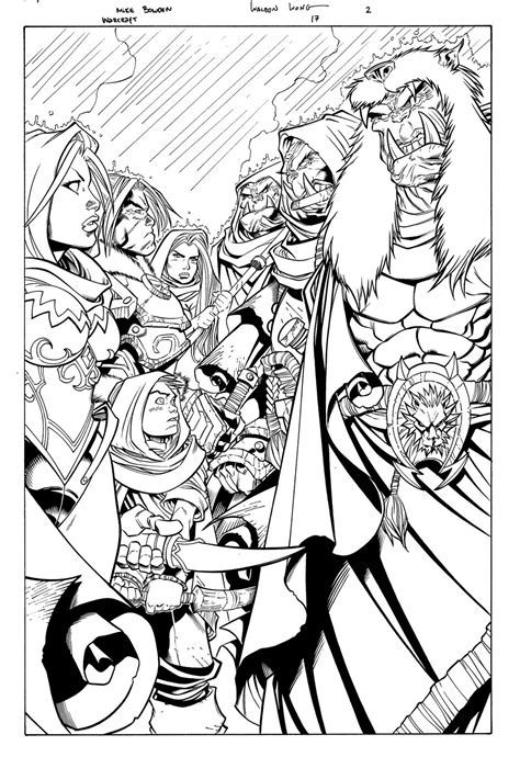 World Of Warcraft Coloring Page Coloring Home