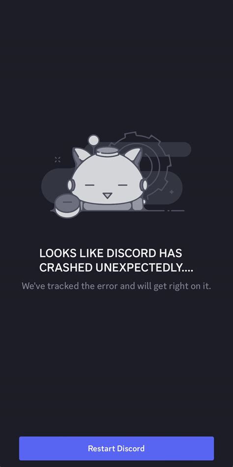 Discord Mobile Crashes Every Time I Try To Open Settings How Do I Get