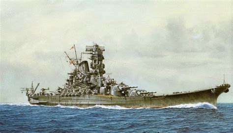 Jn Musashi Yamato Battleship Battleship Warship