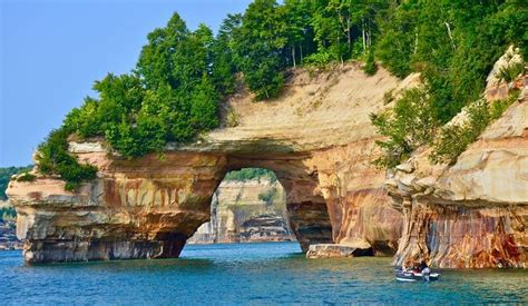 Exploring Pictured Rocks National Lakeshore On A Trip To Michigan