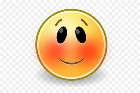 Emoticon Smiley Blushing Png Transparente Gr Tis