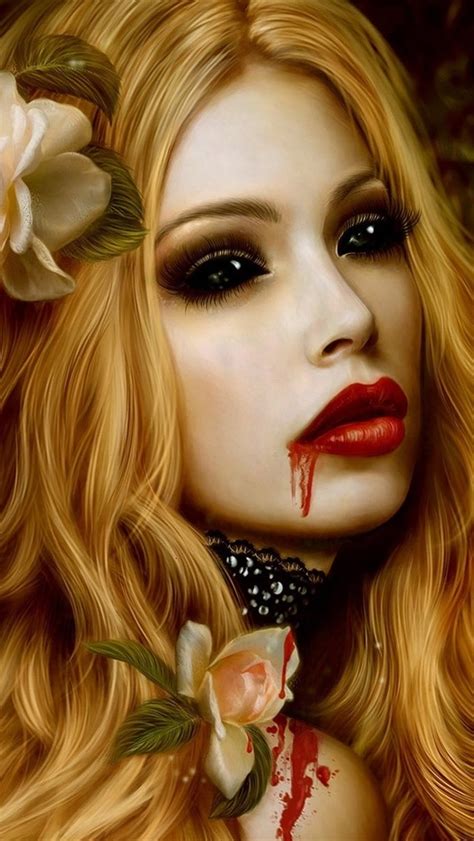 Wallpaper Beautiful Vampire Girl 1920x1200 Hd Picture Image