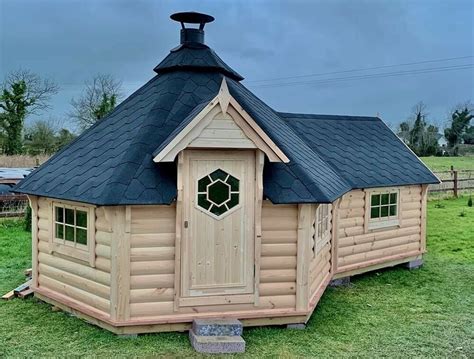 92m2 Grill Cabin Bbq Hut Log House Garden Office Summer House