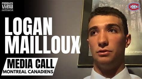 Logan Mailloux Addresses Picture Sharing Incident And Reacts To Montreal Canadiens Drafting Him