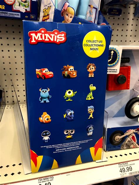 Disney Pixar Minis Series 1 Mystery Packs By Mattel Set Of 2 Toys