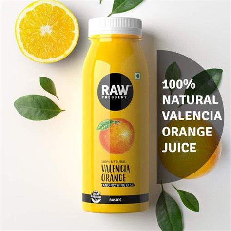 Raw Valencia Orange 250ml Nature Delite