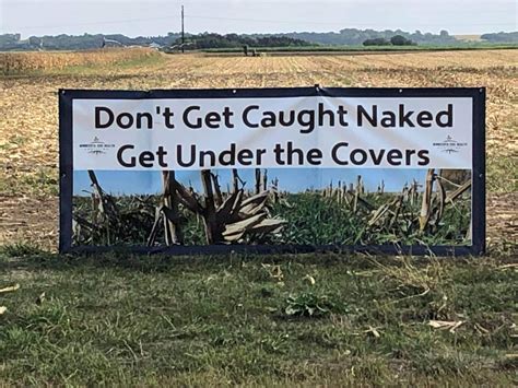 Don T Get Caught Naked Sign Mn Soil Health Coalition