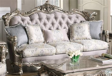 Choose your country or region. Ophelia Antique Gold Sofa from New Classic | Coleman Furniture