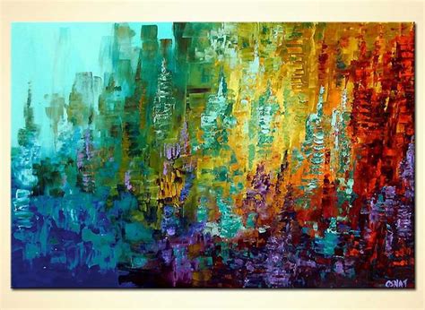 Painting Colorful Abstract Painting 4105
