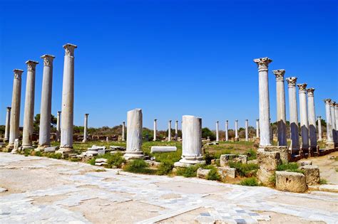 Salamis Ancient City Ruins Famagusta Cyprus Rcyprus