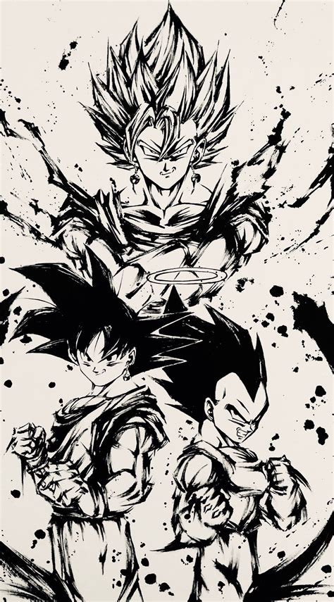 Dragon Ball Z Black And White Drawings Lineartdrawingspeople