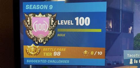 Season 9 Level 100 Banner Rfortnitebr