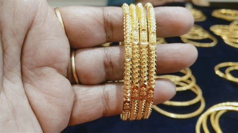 Light Weight Gold Daily Wear Bangles With Weight And Price With Addresse Youtube