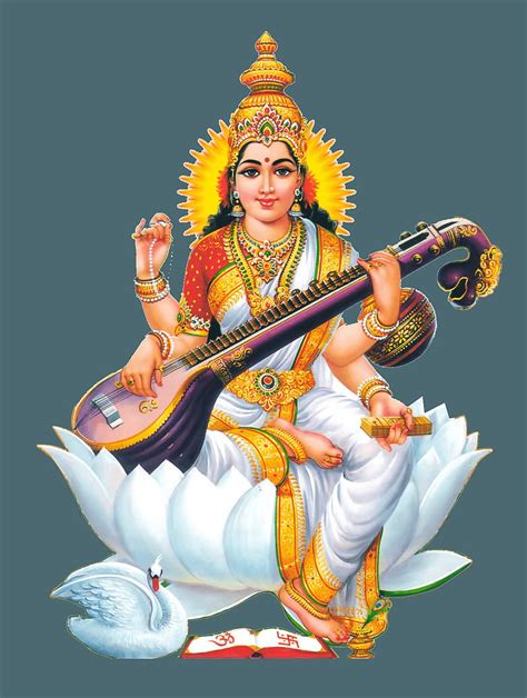 Saraswati Mata God Of Knowledge Hindu Indian Life Saraswati HD